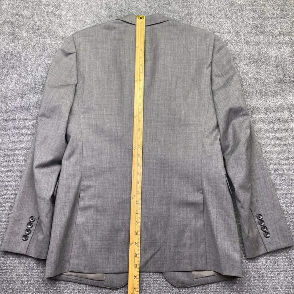 Bonobos Slim Fit Gray Wool Blend Suit Jacket Blazer 38R 15768 Preppy Career